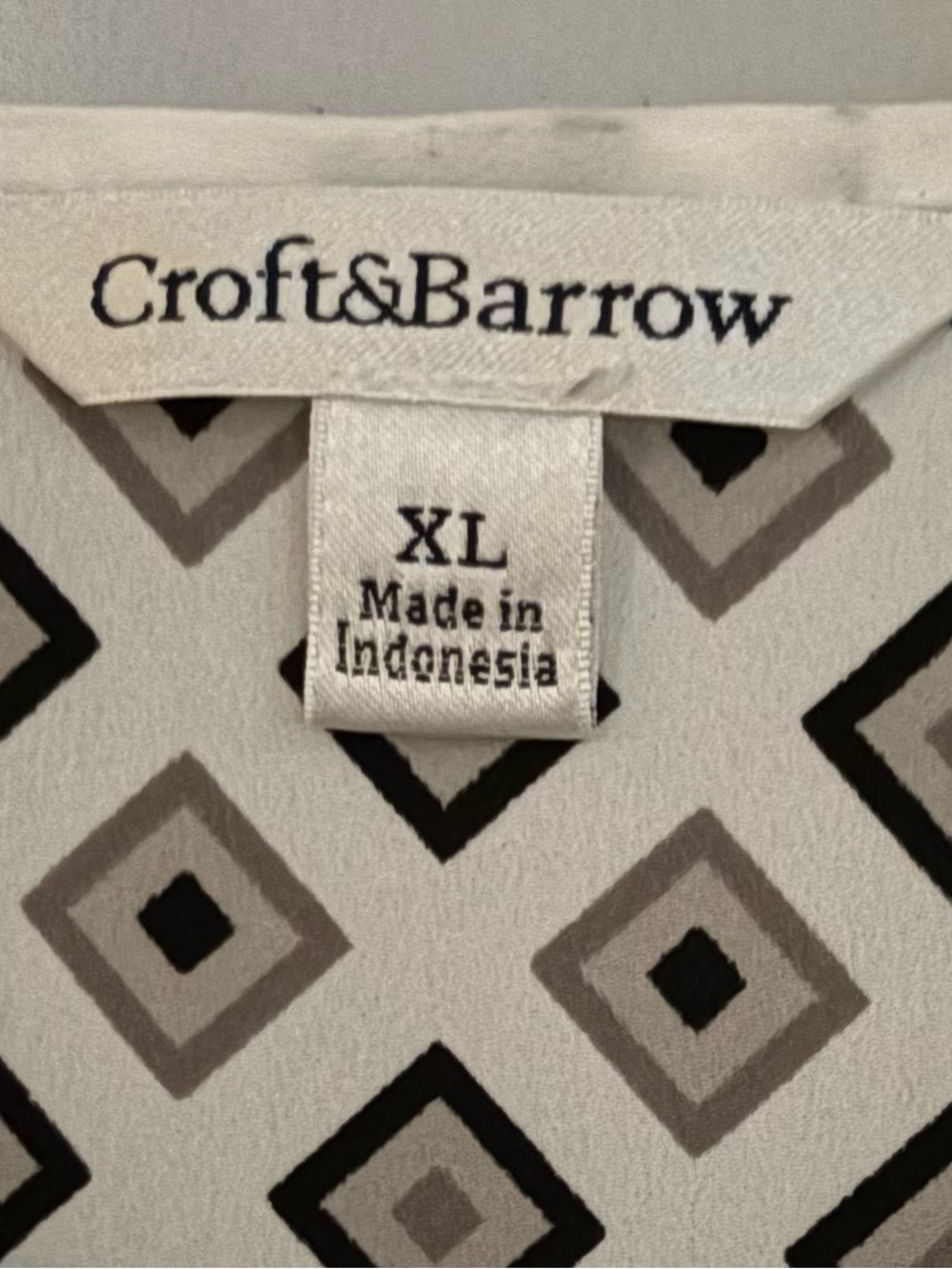 Croft & Barrow 3/4 Sleeve Blouse - Picture 6 of 6